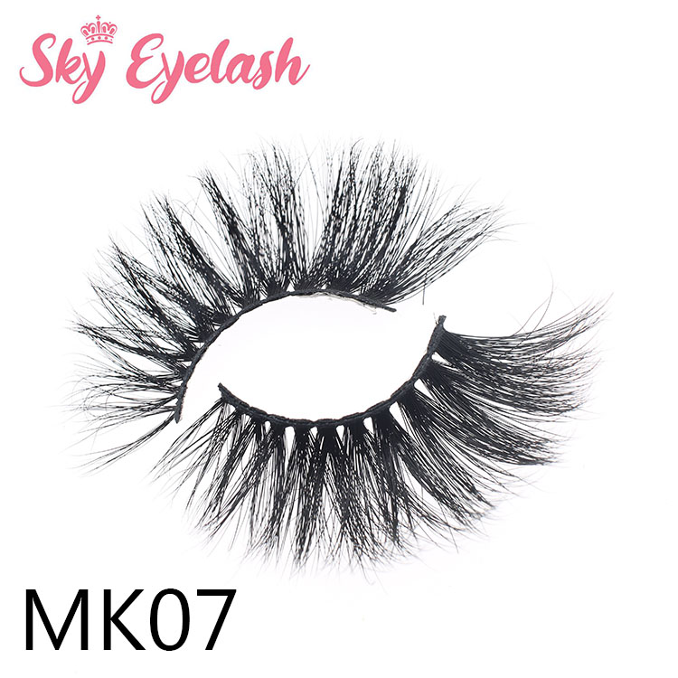  25mm long mink lashes vendor wholesale false lashes  for highly recommend
